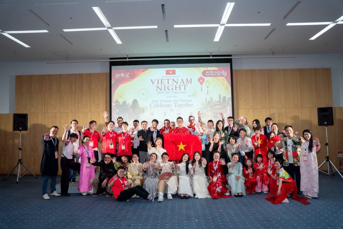 Các chi hội JCI Việt Nam tại đêm Vietnam Night ở ASPAC 2026 Niigata